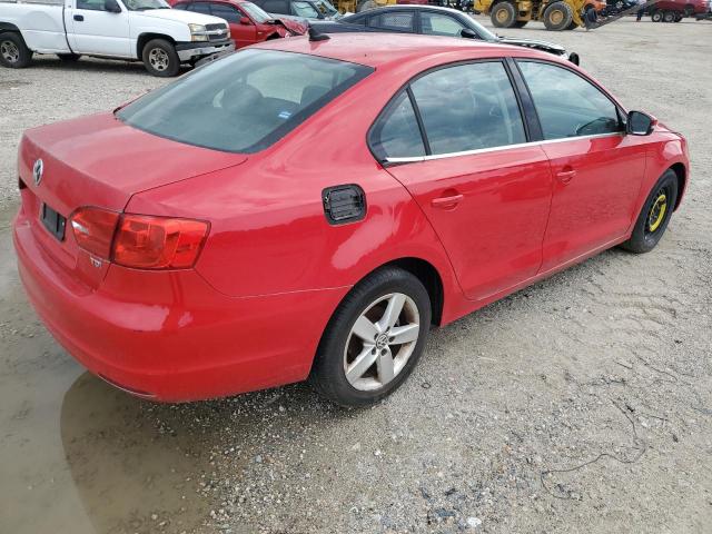 3VW3L7AJ9EM368523 - 2014 VOLKSWAGEN JETTA TDI RED photo 3