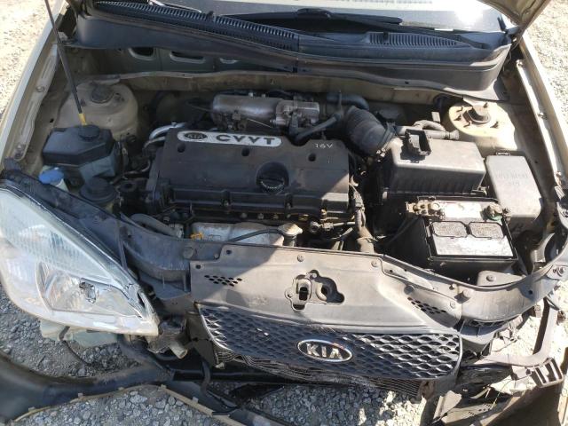 KNADE223796576570 - 2009 KIA RIO BASE GOLD photo 11