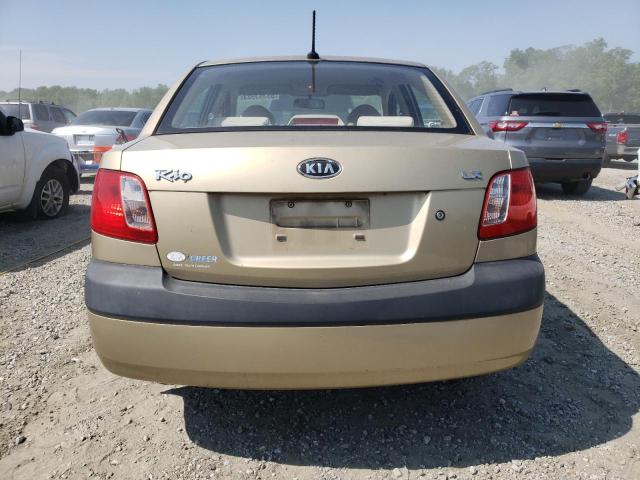 KNADE223796576570 - 2009 KIA RIO BASE GOLD photo 6