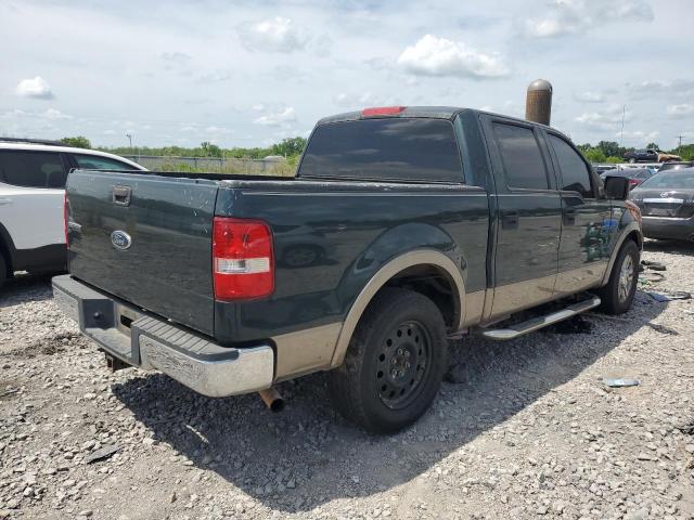 1FTPW12554KC94257 - 2004 FORD F150 SUPERCREW GREEN photo 3