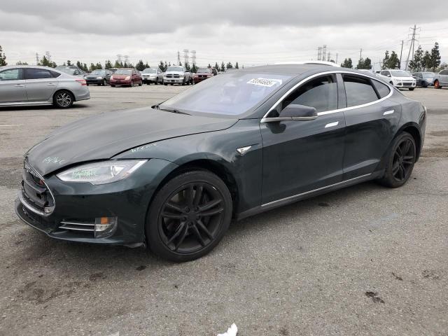 5YJSA1AC1DFP11203 - 2013 TESLA MODEL S GREEN photo 1