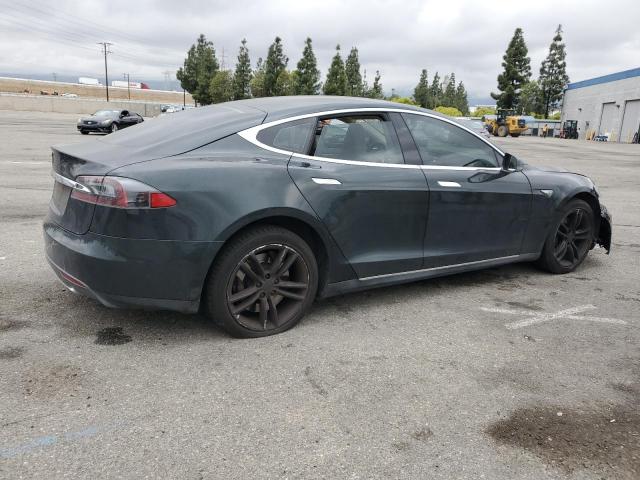 5YJSA1AC1DFP11203 - 2013 TESLA MODEL S GREEN photo 3