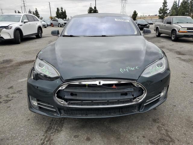 5YJSA1AC1DFP11203 - 2013 TESLA MODEL S GREEN photo 5