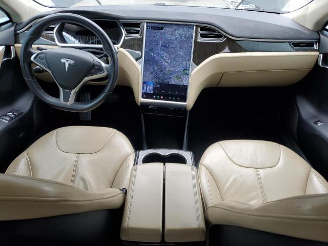 5YJSA1AC1DFP11203 - 2013 TESLA MODEL S GREEN photo 8