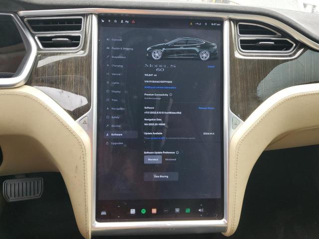 5YJSA1AC1DFP11203 - 2013 TESLA MODEL S GREEN photo 9