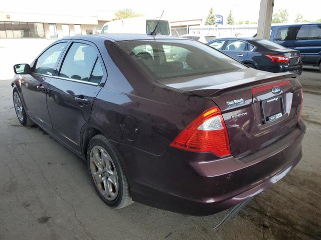 3FAHP0HAXBR147902 - 2011 FORD FUSION SE BURGUNDY photo 2