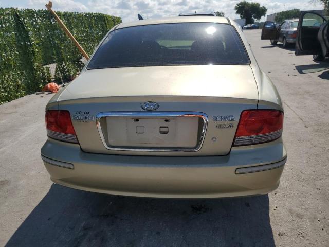 KMHWF35H13A797166 - 2003 HYUNDAI SONATA GLS GOLD photo 6