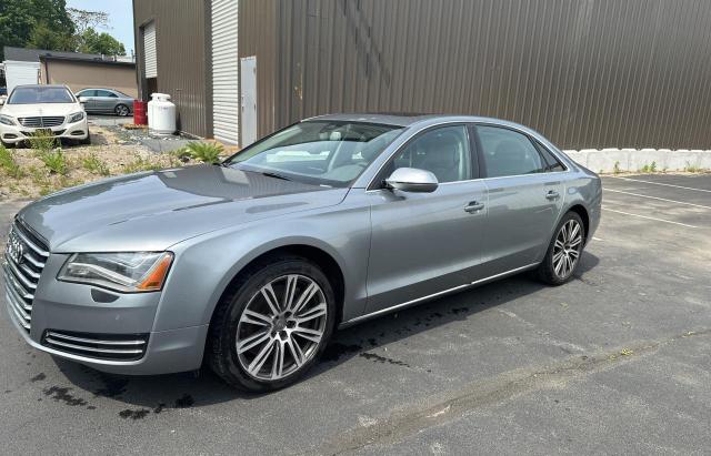 WAURVAFD7BN018734 - 2011 AUDI A8 L QUATTRO GRAY photo 2