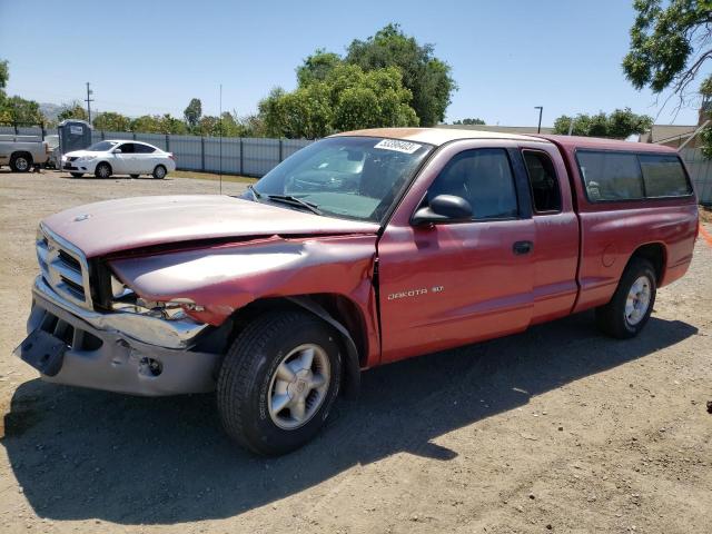 1B7GL23X9VS232375 - 1997 DODGE DAKOTA BURGUNDY photo 1