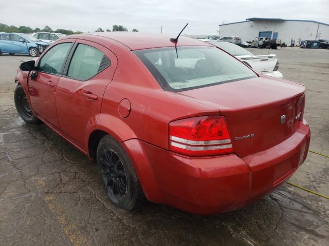 1B3CC4FB9AN215886 - 2010 DODGE AVENGER SXT RED photo 3