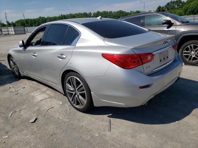 JN1EV7AR4GM342103 - 2016 INFINITI Q50 PREMIUM SILVER photo 2