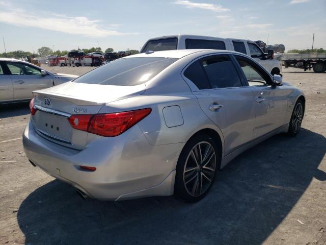 JN1EV7AR4GM342103 - 2016 INFINITI Q50 PREMIUM SILVER photo 3