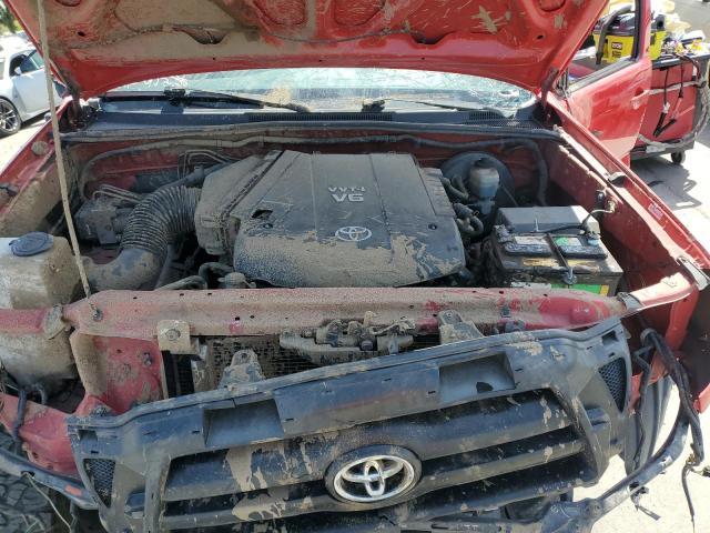 5TEJU62N57Z398935 - 2007 TOYOTA TACOMA DOUBLE CAB PRERUNNER RED photo 11