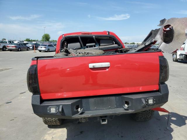 5TEJU62N57Z398935 - 2007 TOYOTA TACOMA DOUBLE CAB PRERUNNER RED photo 6