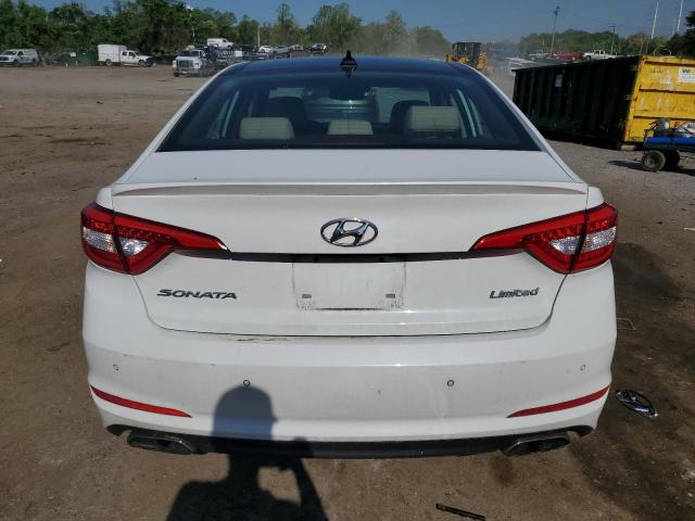 5NPE34AF1GH413839 - 2016 HYUNDAI SONATA SPORT WHITE photo 6