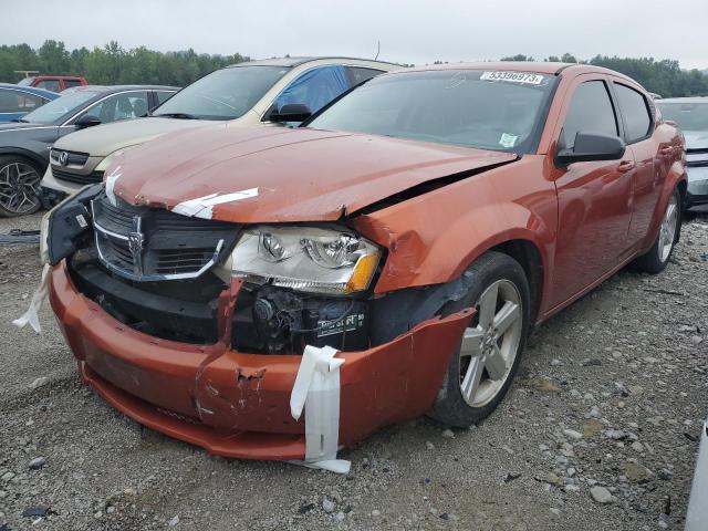 1B3LC56R48N106961 - 2008 DODGE AVENGER SXT ORANGE photo 1