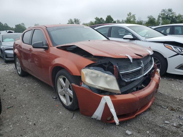 1B3LC56R48N106961 - 2008 DODGE AVENGER SXT ORANGE photo 4