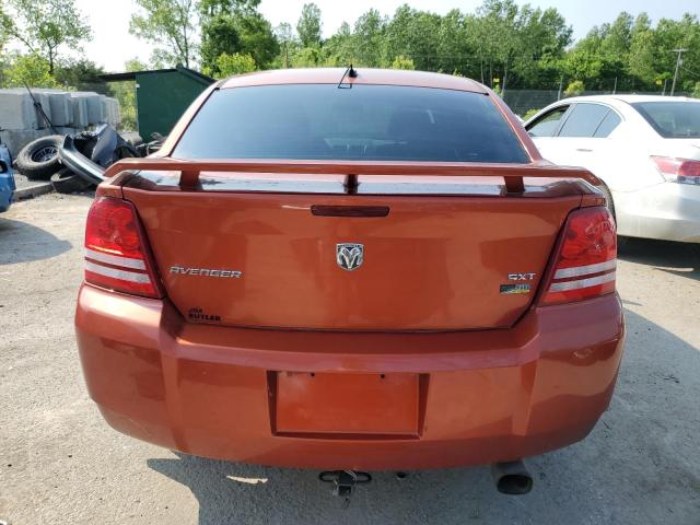 1B3LC56R48N106961 - 2008 DODGE AVENGER SXT ORANGE photo 6