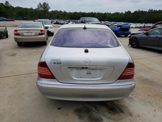 WDBNG70J45A438362 - 2005 MERCEDES-BENZ S 430 GRAY photo 6