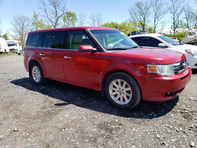 2FMHK6CCXABA70753 - 2010 FORD FLEX SEL RED photo 4