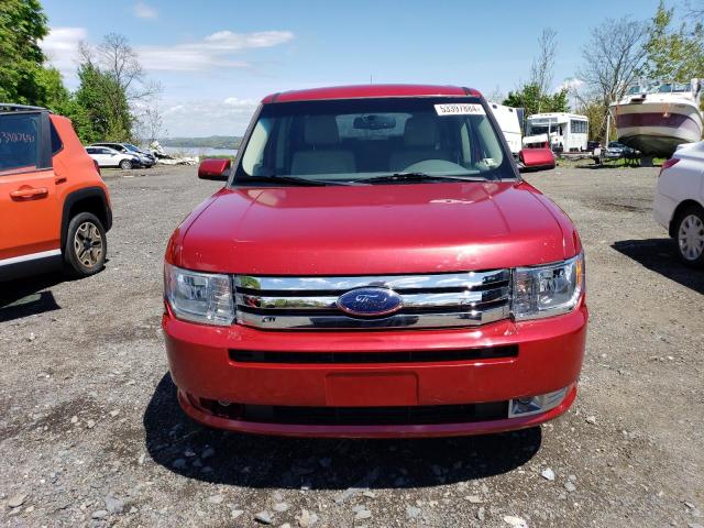 2FMHK6CCXABA70753 - 2010 FORD FLEX SEL RED photo 5