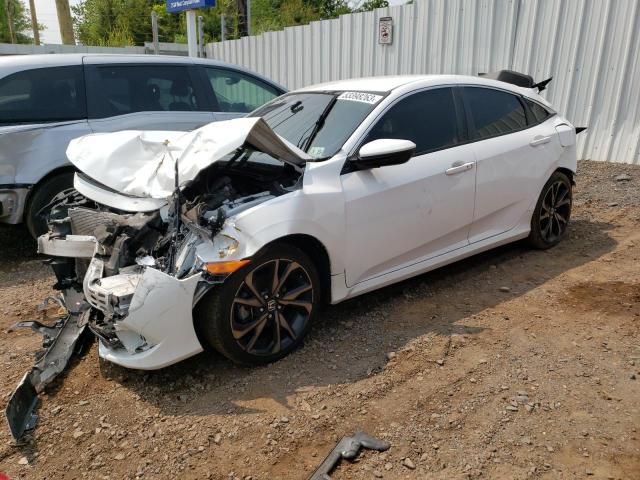 2HGFC2F83LH534153 - 2020 HONDA CIVIC SPORT თეთრი ფოტო 1