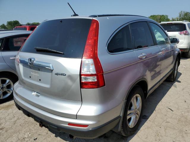 5J6RE4H75AL072887 - 2010 HONDA CR-V EXL SILVER photo 3