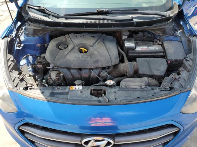 KMHD35LH1HU369828 - 2017 HYUNDAI ELANTRA GT BLUE photo 11