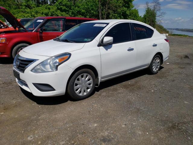 3N1CN7AP4FL825007 - 2015 NISSAN VERSA S WHITE photo 1