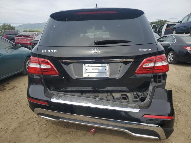 4JGDA5HB0CA035293 - 2012 MERCEDES-BENZ ML 350 4MATIC BLACK photo 6