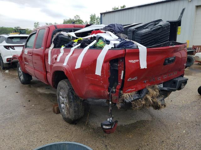 5TFSZ5AN0GX017615 - 2016 TOYOTA TACOMA ACCESS CAB RED photo 2