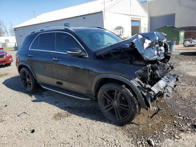 4JGFB4KB4MA524421 - 2021 MERCEDES-BENZ GLE 350 4MATIC BLACK photo 4