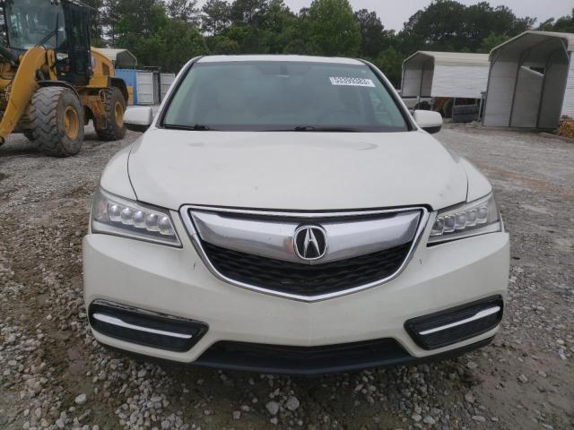 5FRYD3H27GB006774 - 2016 ACURA MDX WHITE photo 5