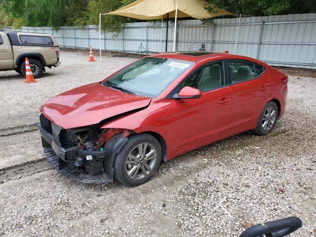 5NPD84LF5HH159435 - 2017 HYUNDAI ELANTRA SE RED photo 1