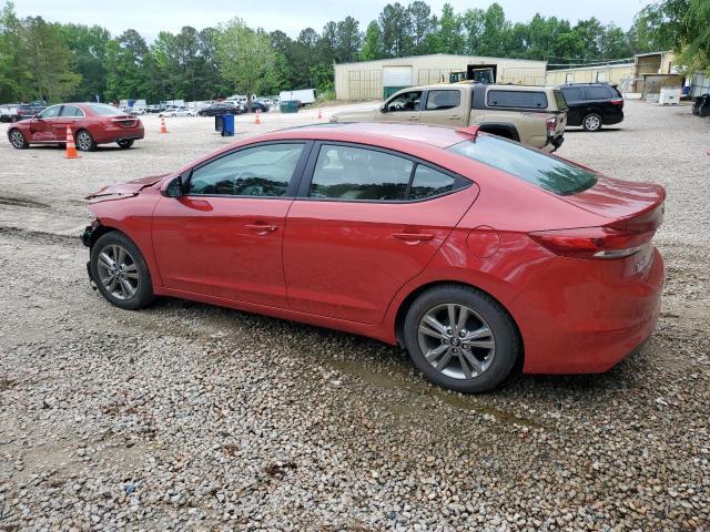 5NPD84LF5HH159435 - 2017 HYUNDAI ELANTRA SE RED photo 2