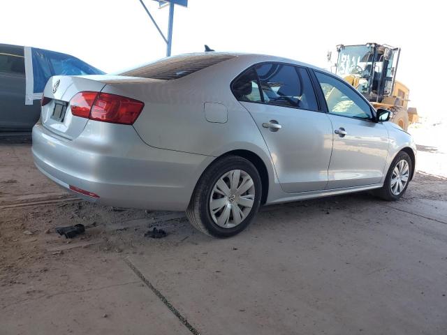3VWD17AJXEM396132 - 2014 VOLKSWAGEN JETTA SE SILVER photo 3