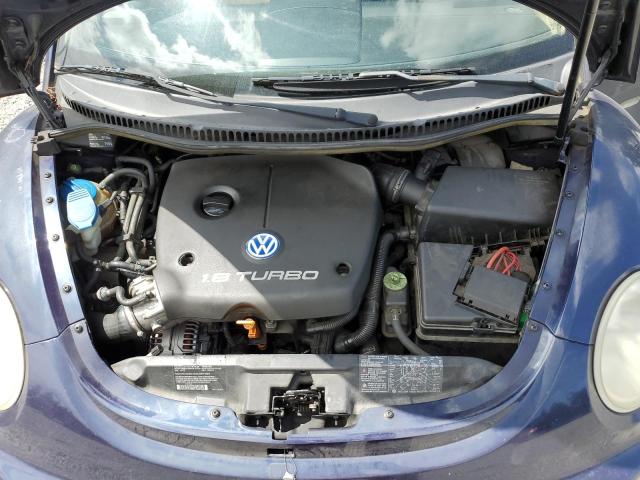 3VWDC21C41M400779 - 2001 VOLKSWAGEN NEW BEETLE GLX 蓝色 照片 11