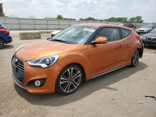 KMHTC6AE1GU292936 - 2016 HYUNDAI VELOSTER TURBO ORANGE photo 1