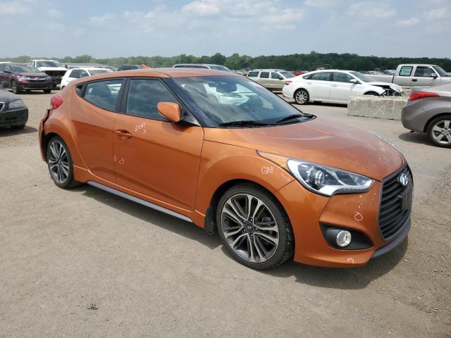 KMHTC6AE1GU292936 - 2016 HYUNDAI VELOSTER TURBO ORANGE photo 4