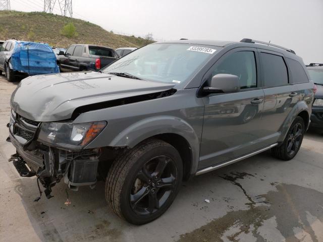 3C4PDDGG2KT785253 - 2019 DODGE JOURNEY CROSSROAD GRAY photo 1