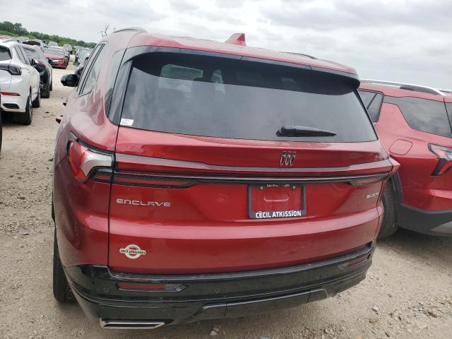 5GAERBRS4SJ195644 - 2025 BUICK ENCLAVE SPORT TOURING RED photo 6