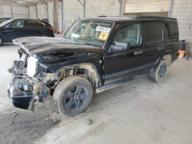 1J8HG48N86C304134 - 2006 JEEP COMMANDER BLACK photo 1