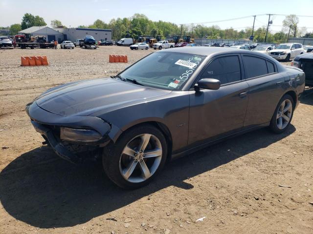 2C3CDXCT3HH525100 - 2017 DODGE CHARGER R/T GRAY photo 1