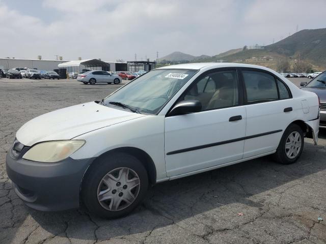 2HGES16305H559690 - 2005 HONDA CIVIC DX VP თეთრი ფოტო 1