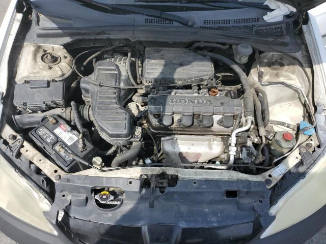 2HGES16305H559690 - 2005 HONDA CIVIC DX VP თეთრი ფოტო 11