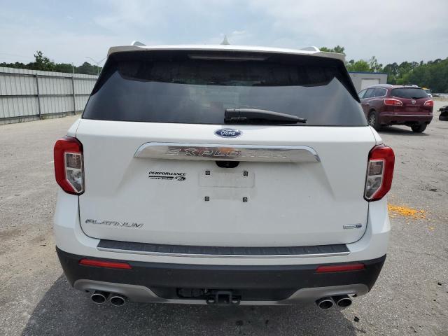 1FM5K8HC6LGA88430 - 2020 FORD EXPLORER PLATINUM WHITE photo 6