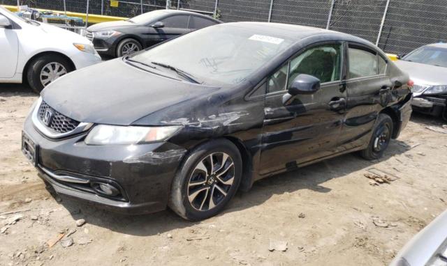 19XFB2F95DE093360 - 2013 HONDA CIVIC EXL BLACK photo 1