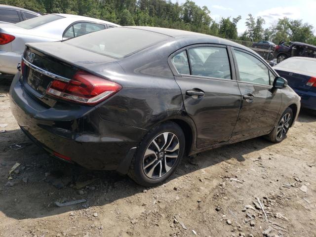 19XFB2F95DE093360 - 2013 HONDA CIVIC EXL BLACK photo 3