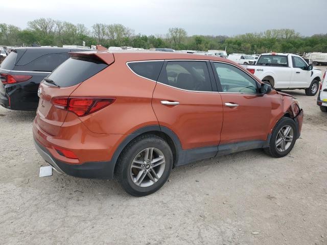 5XYZT3LB7HG467516 - 2017 HYUNDAI SANTA FE S ORANGE photo 3