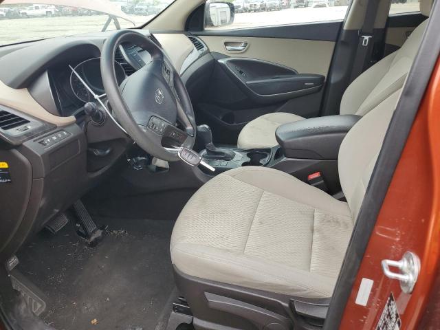 5XYZT3LB7HG467516 - 2017 HYUNDAI SANTA FE S ORANGE photo 7